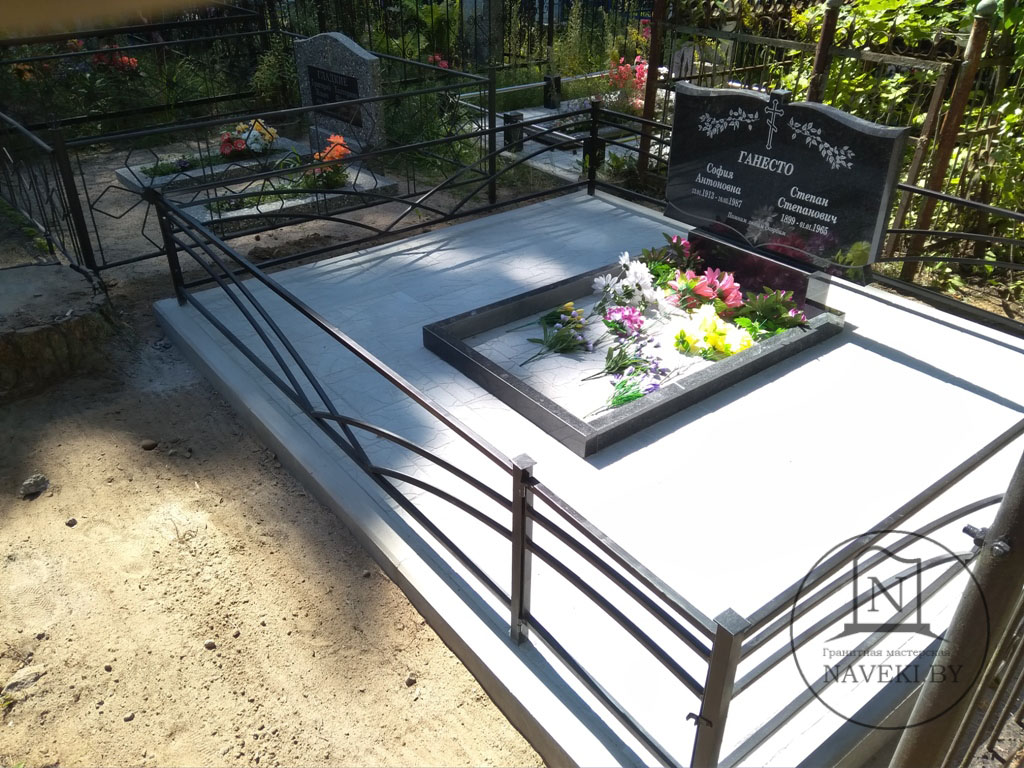 благоустройство могилы на кладбище