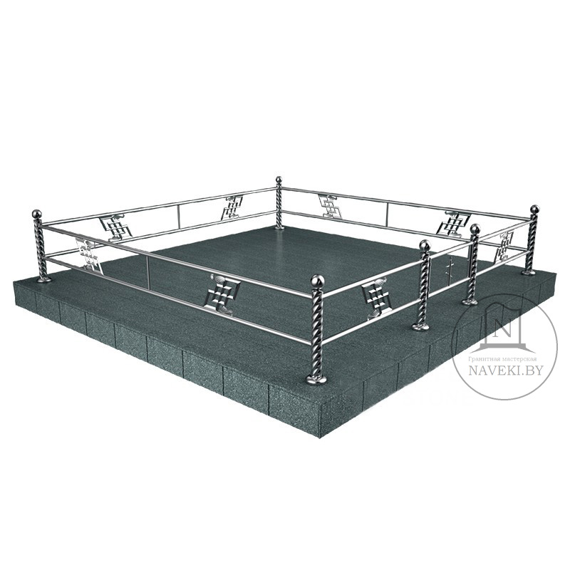 nerzh20 ограда из нержавейки