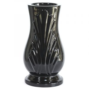 полимерные вазы черные