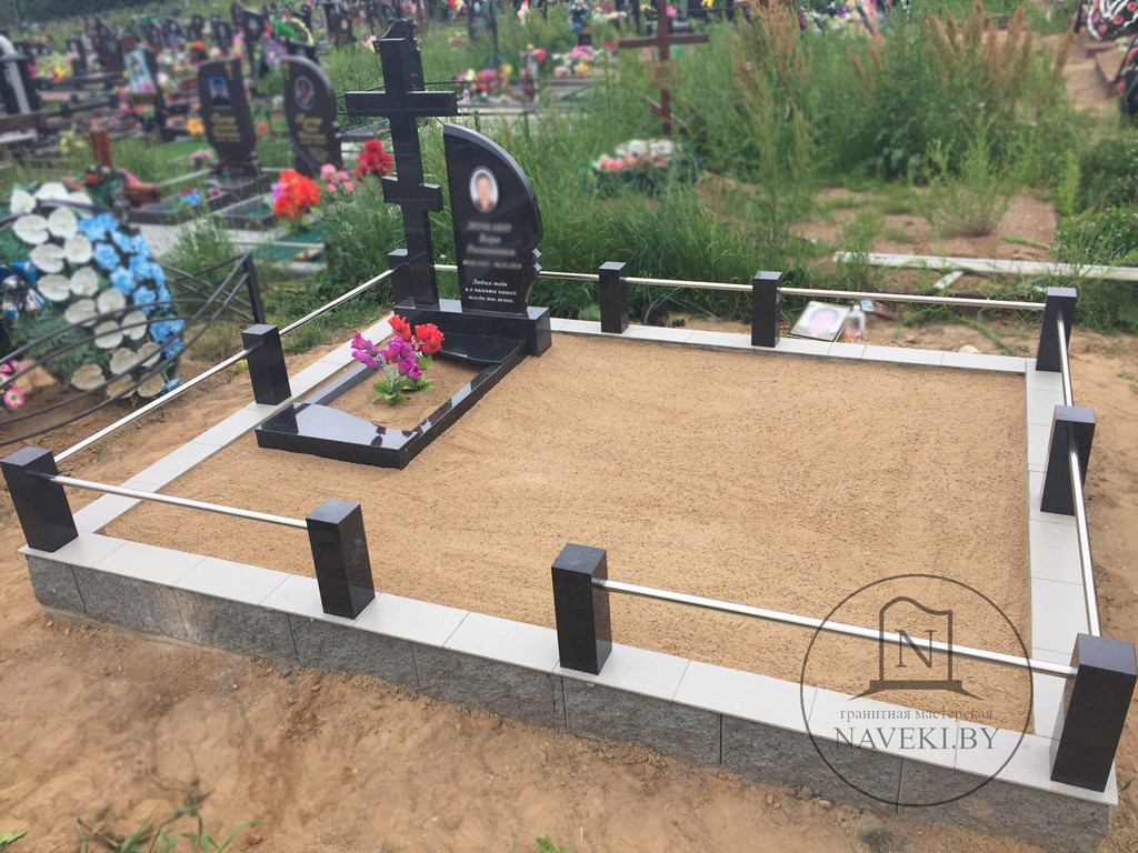 Благоустройство на кладбище Западное Минск